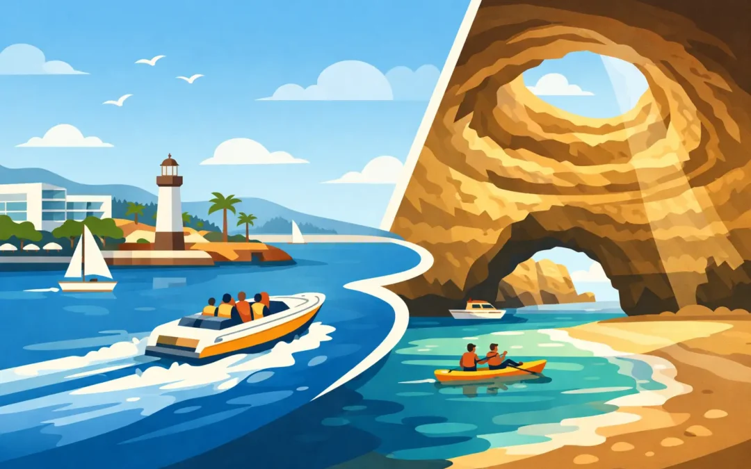 How to Get from Vilamoura to Benagil Cave