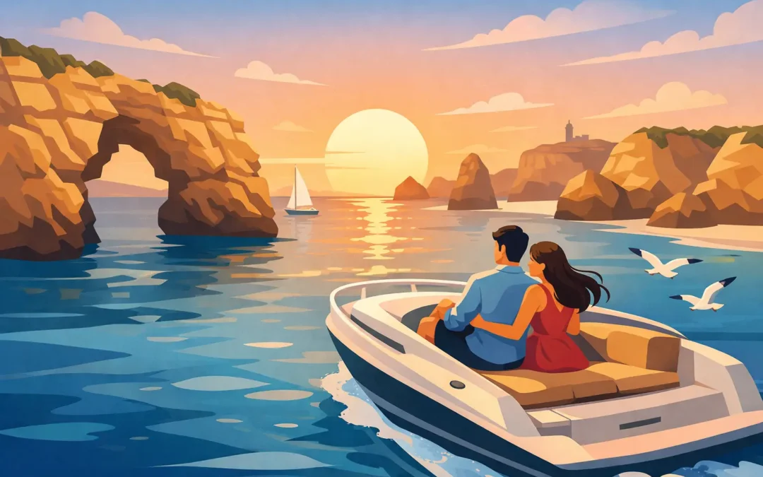 Romantic Boat Cruise Algarve for Couples