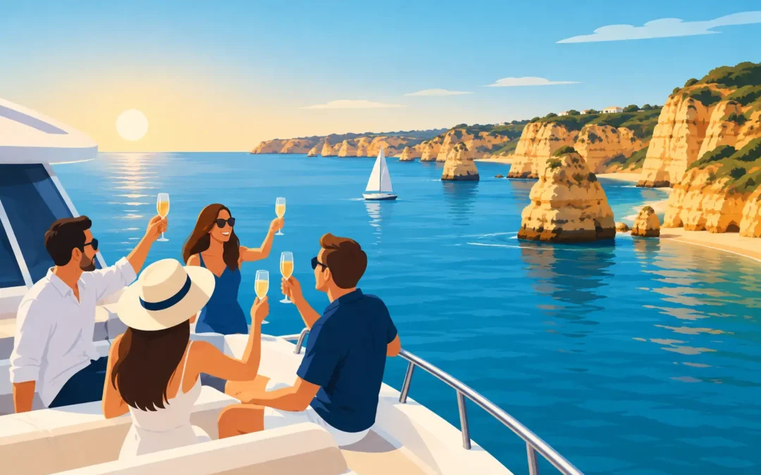 Boat Celebration Itinerary Example for Algarve